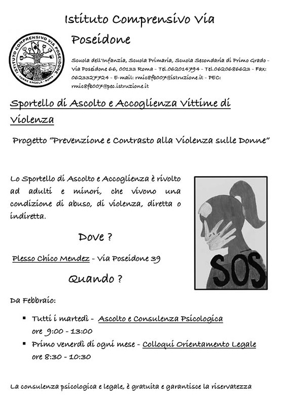 volantino sullo Sportello Anti Violenza page 0001